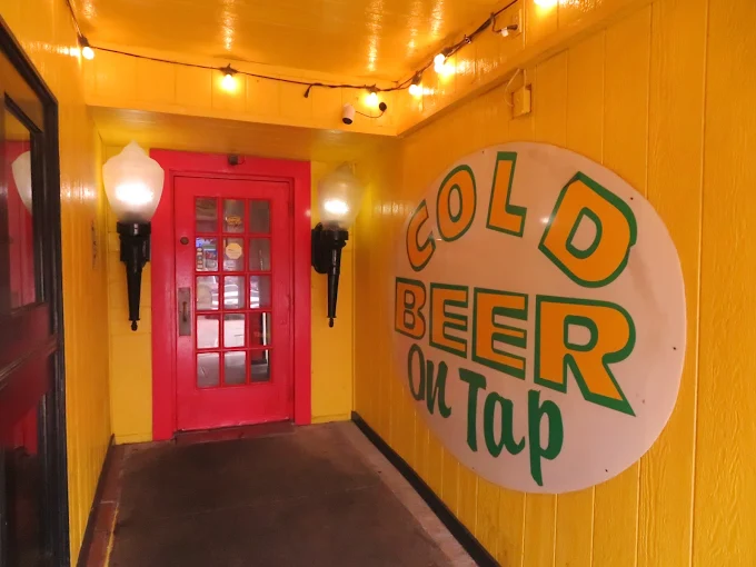 Cold Beer on Tap sign